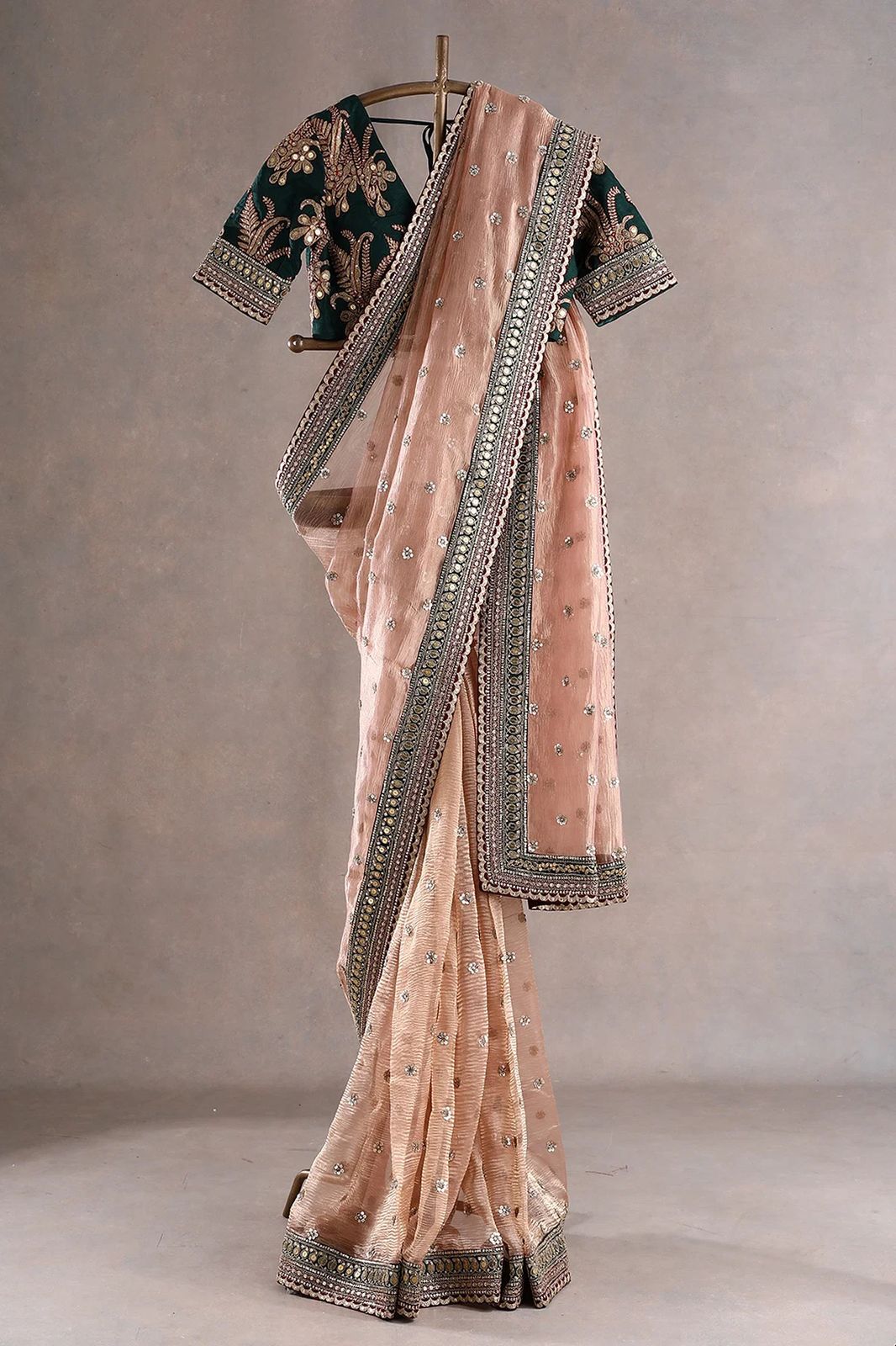New benglori silk febric Febric with Thred & Sequnce work Saree