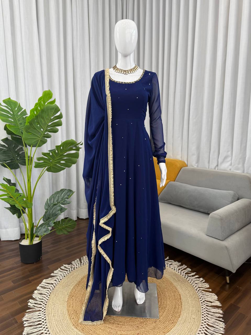 Festive Wedding Color Anarkali Suit for Women