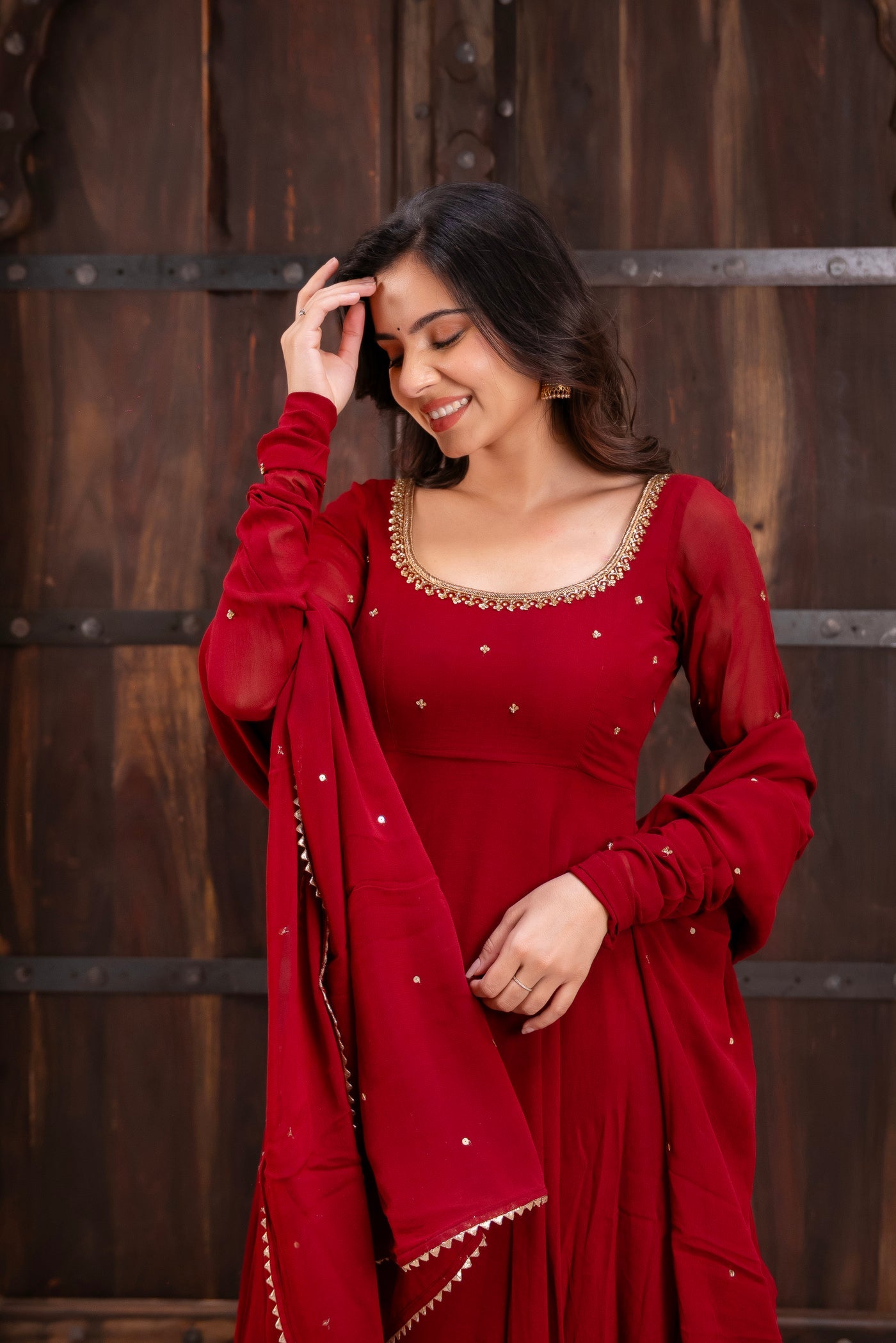 New wedding Specially Maroon Suit Set