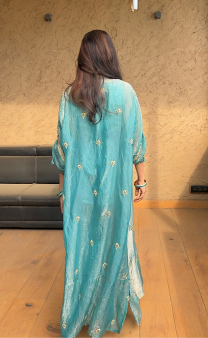The Best Skyblue  Oversized Mastani Suit set