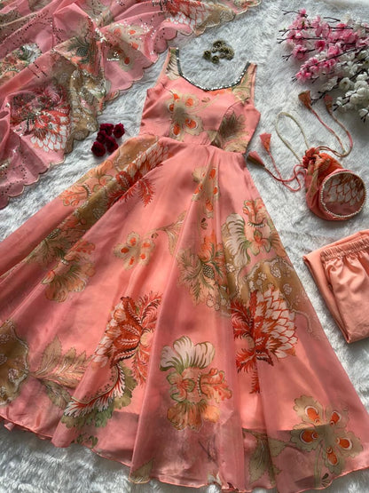 Luxury Bridal Wedding Special Anarkali Suit Set