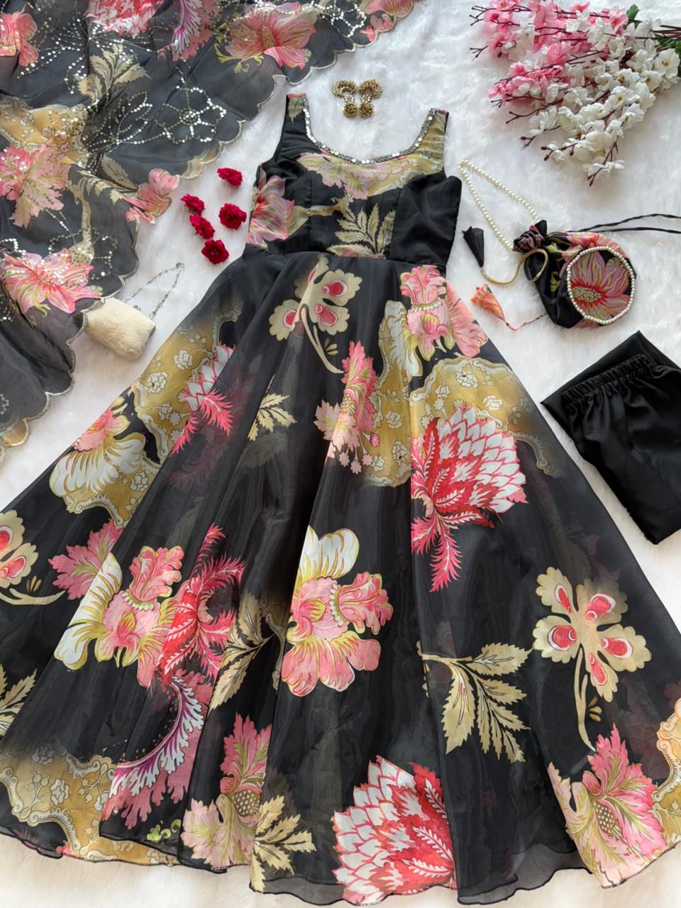Luxury Bridal Wedding Special Anarkali Suit Set