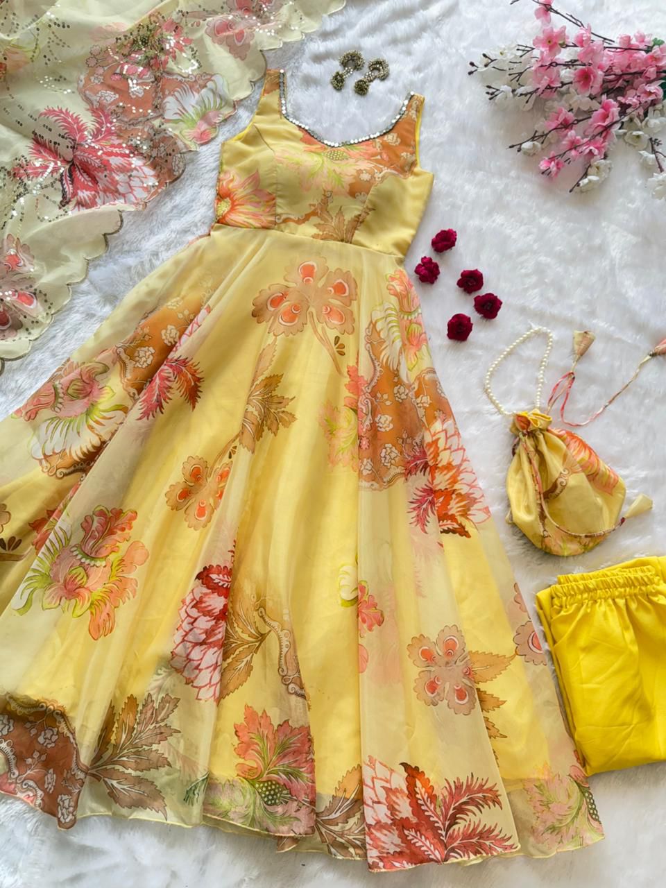 Luxury Bridal Wedding Special Anarkali Suit Set