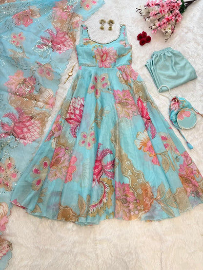 Luxury Bridal Wedding Special Anarkali Suit Set