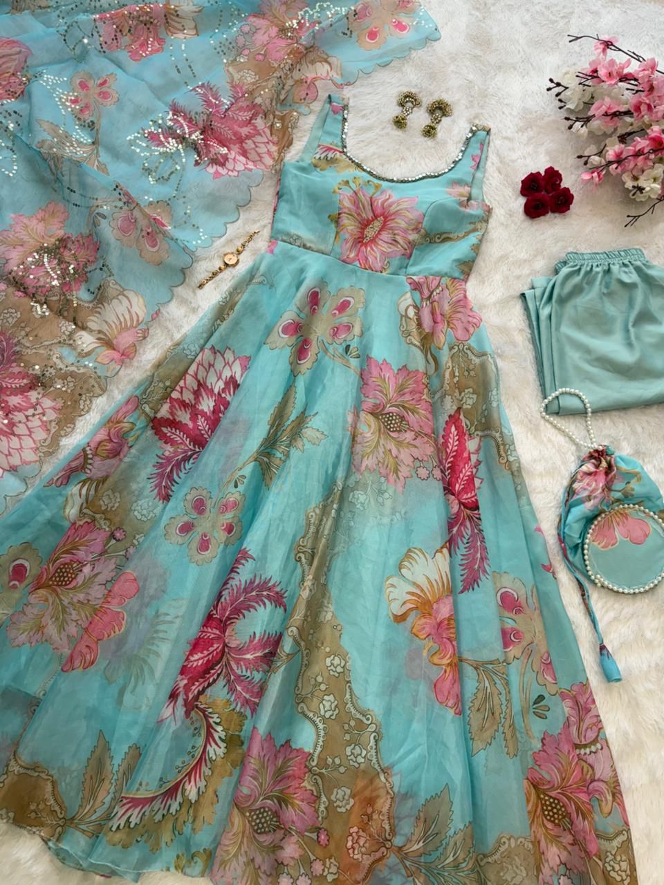 Luxury Bridal Wedding Special Anarkali Suit Set