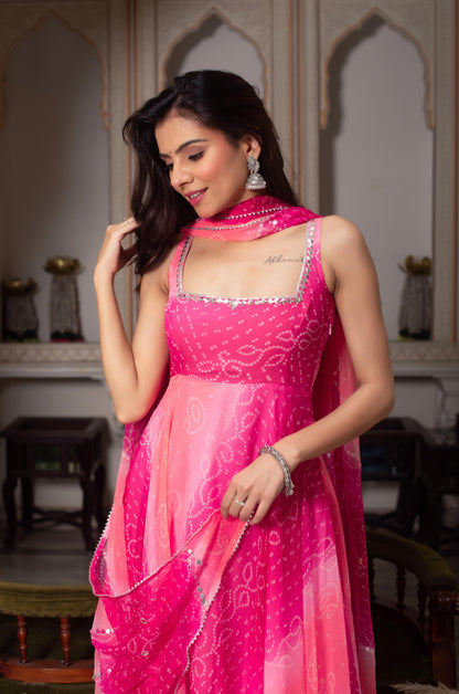 Premium Wedding Edition Designer Baby Pink Anarkali Suit