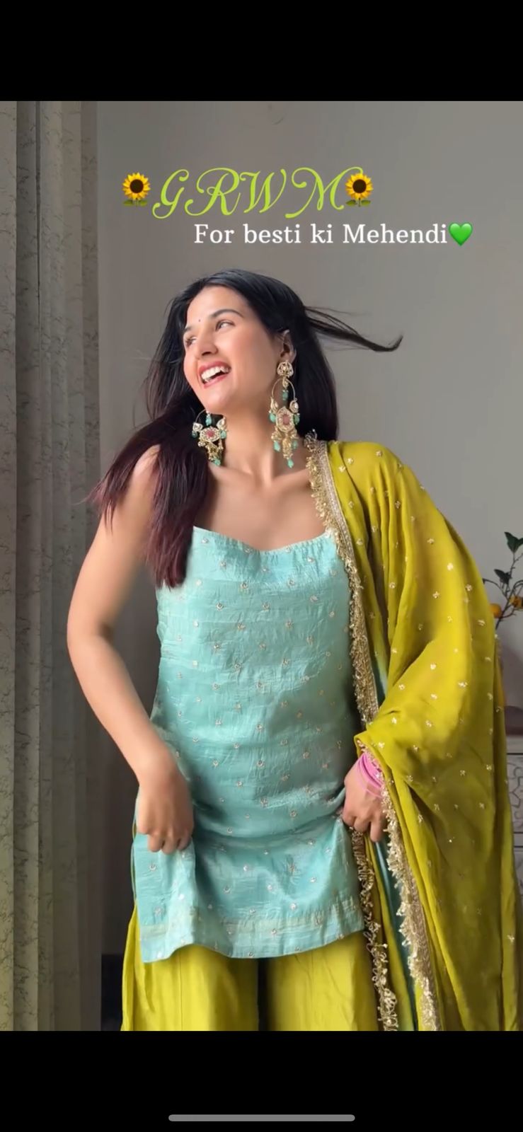 Fastival Special Suit and Palazzo With Dupatta