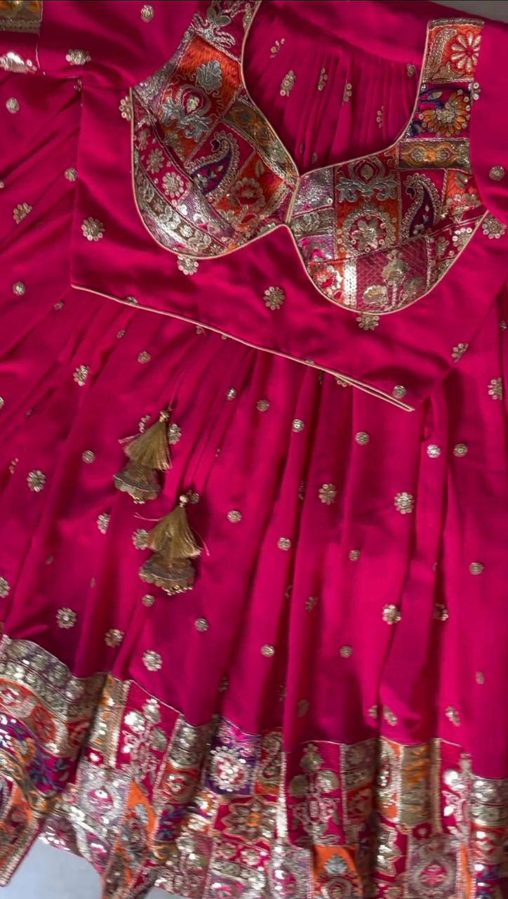 Presenting New Designer Lehenga Choli with Black and Red color