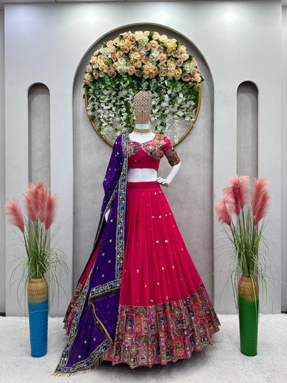 Presenting New Designer Lehenga Choli with Black and Red color