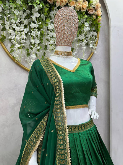 New Launching Lehenga Choli With Heavy Gher