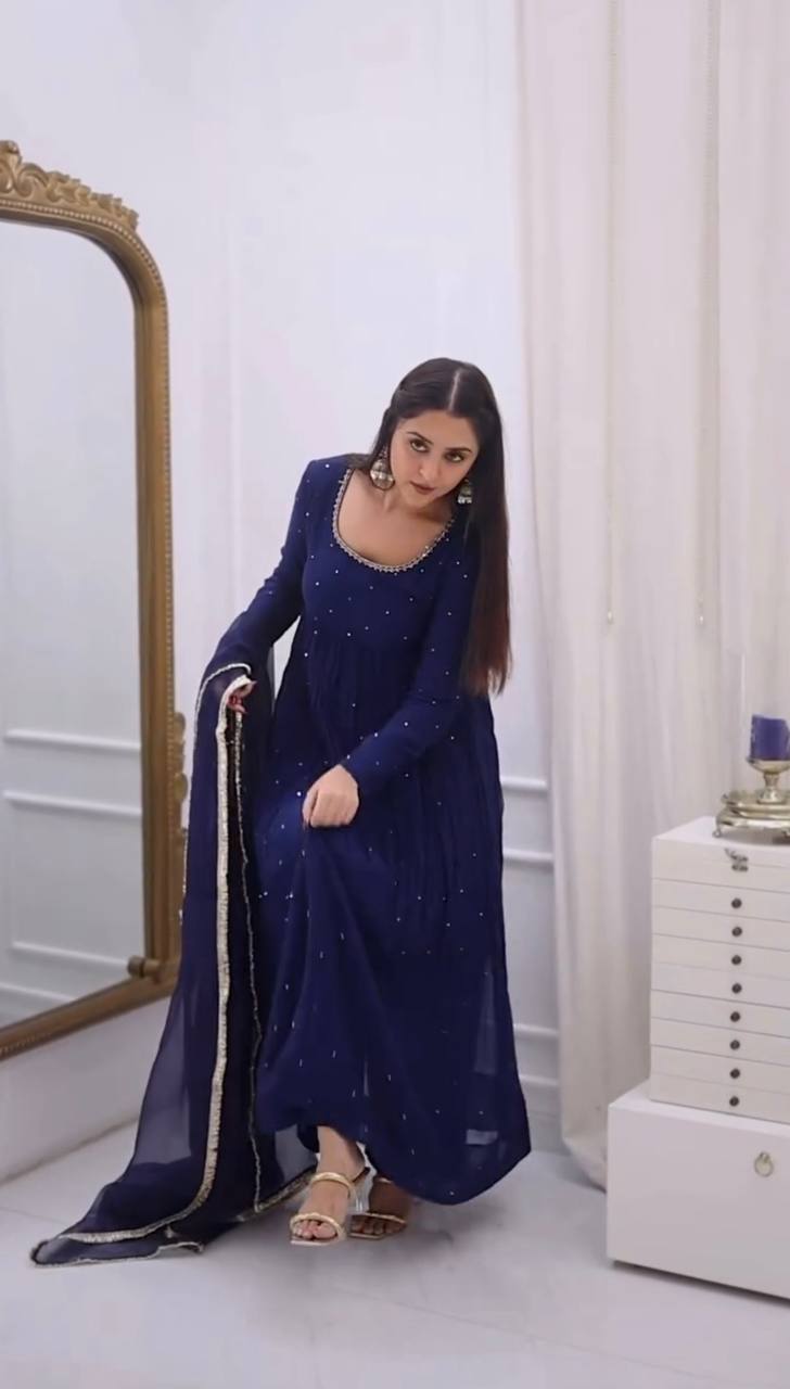 Festive Wedding Color Anarkali Suit for Women