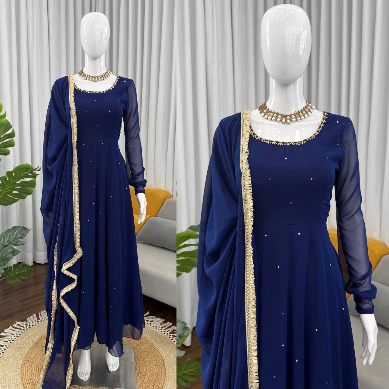 Festive Wedding Color Anarkali Suit for Women
