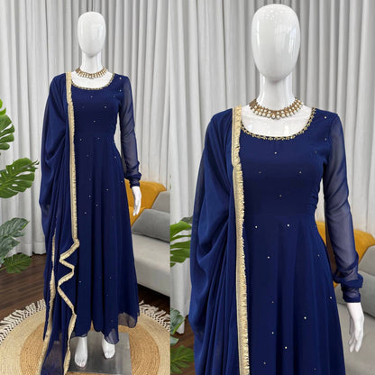 Festive Wedding Color Anarkali Suit for Women
