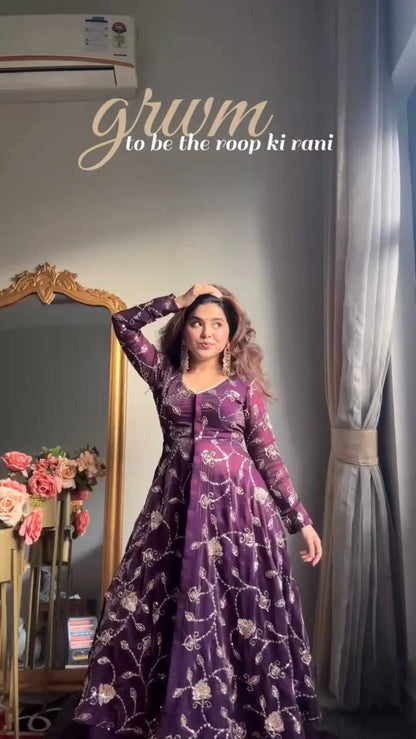 Classic Wedding Special Embroidered Anarkali Suit