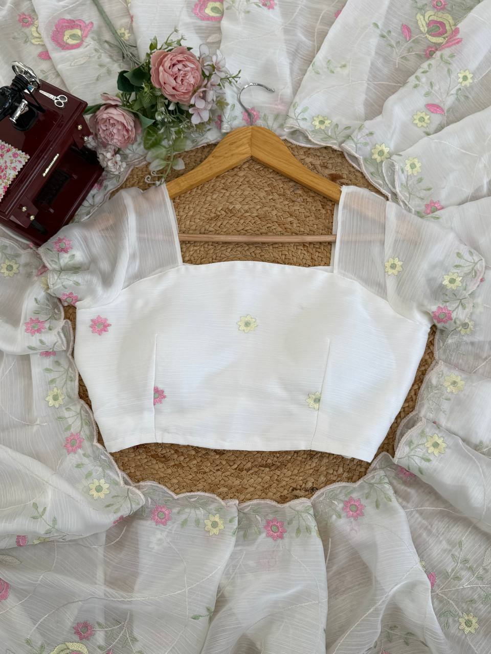 Traditional Wedding Colorful Beautiful Saree