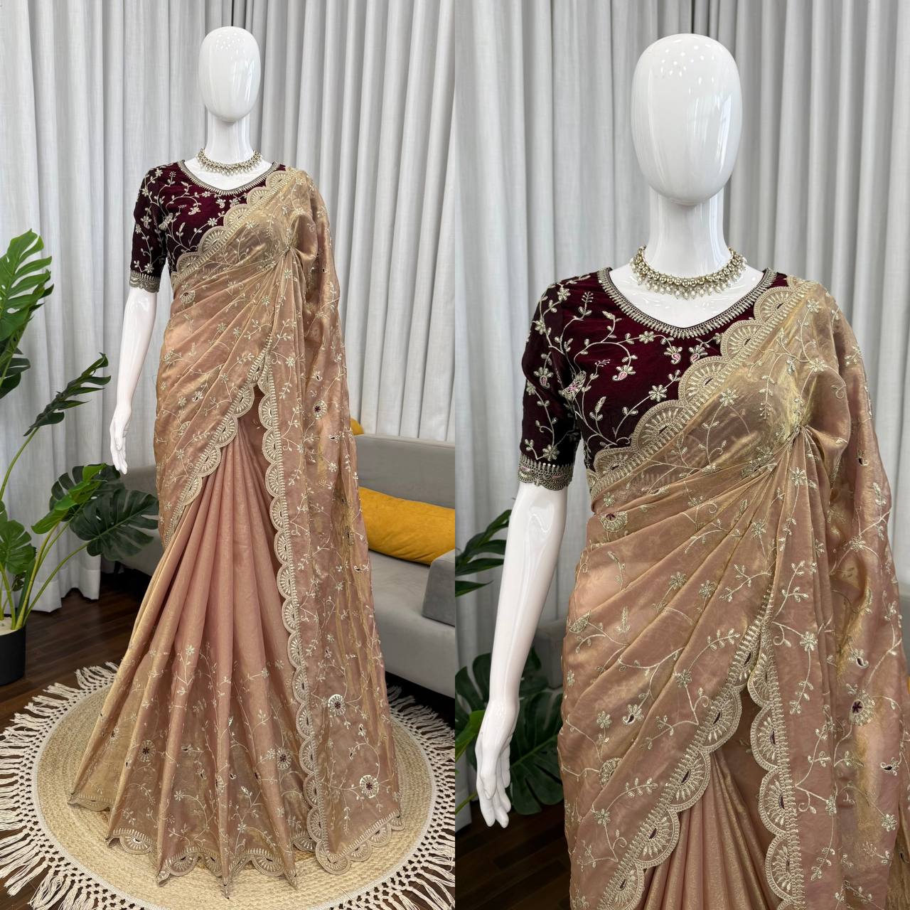 Latest Wedding Ready Color Designer saree