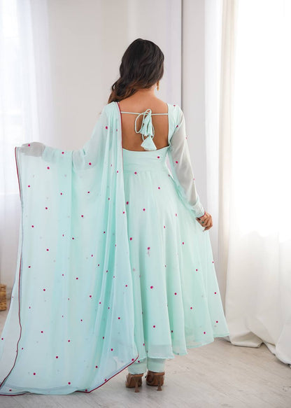 Adaa-E-Royal Premium Anarkali Suit With Designer Thread Embroidery
